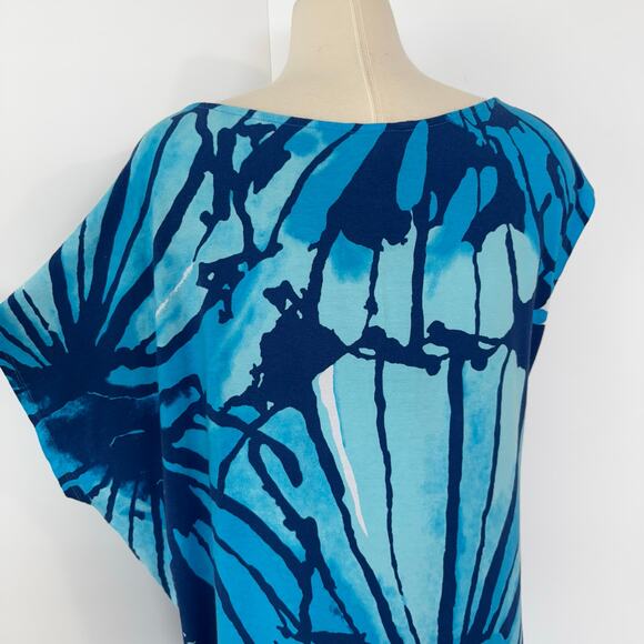 Lilly Pulitzer Tessa Get Inky Dress in Sparkling Blue Pullover Styling | L - Picture 9 of 14